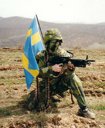 Andersson skrar Kosovo